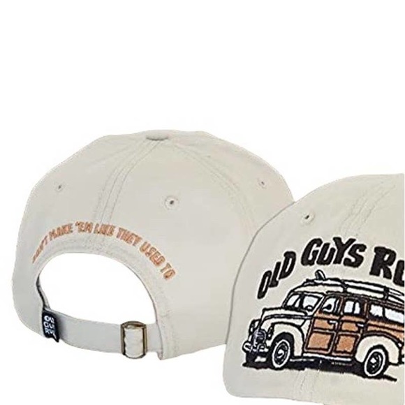 Old Guys Rule Baseball Hat in a Muslim Canvas Cotton Quality One Size New - Picture 2 of 2